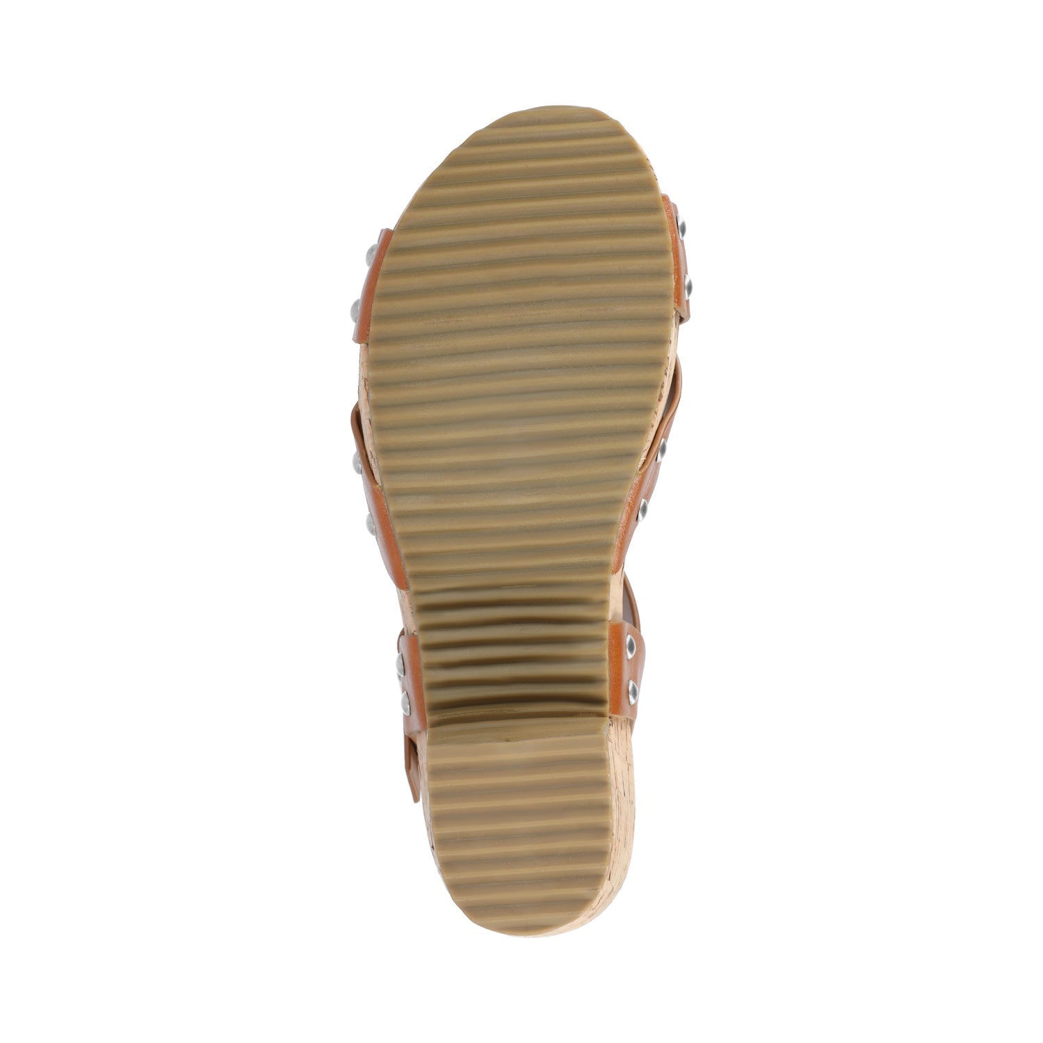 Journee VALENTINA HEELED SANDALS IN VEGAN LEATHER - Tan