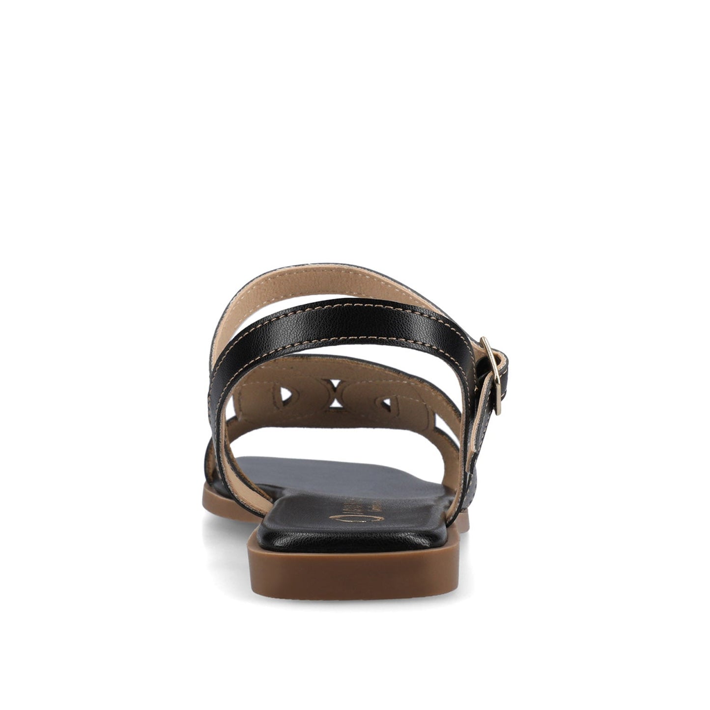 Journee BRIDEY ANKLE STRAP SANDALS - Black