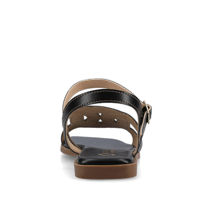 Journee BRIDEY ANKLE STRAP SANDALS - Black