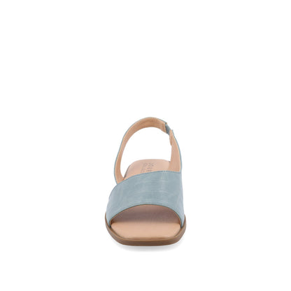 Journee BRINSLEY CUTOUT SANDALS IN CROCO - Blue Croco