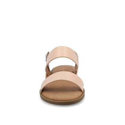 Journee LAVINE MULTI STRAP SANDALS NEW - Blush PU