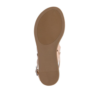 Journee LAVINE MULTI STRAP SANDALS NEW - Blush PU