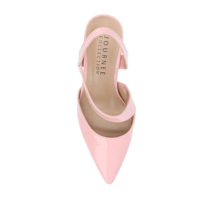 Journee SCARLETT STILETTO HEELS IN PATENT - Pink