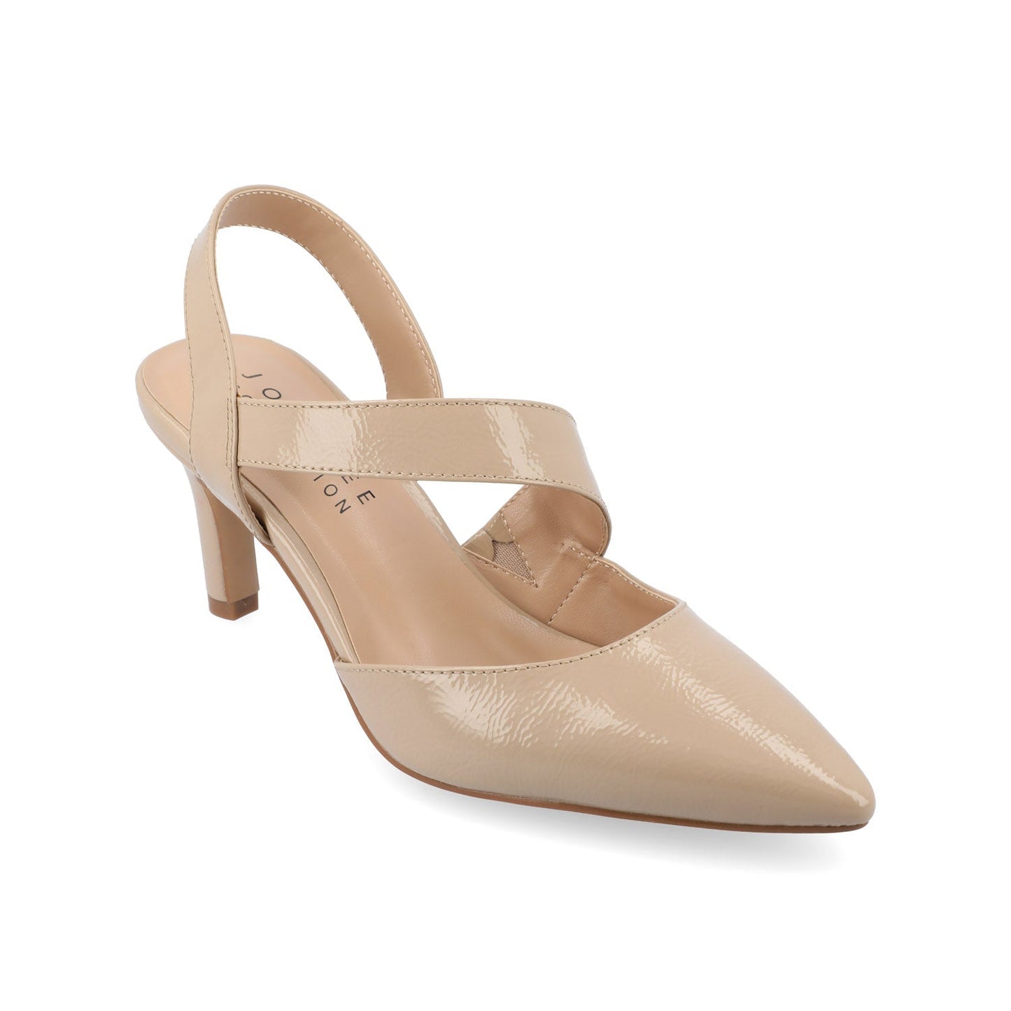 Journee SCARLETT STILETTO HEELS IN PATENT - Taupe