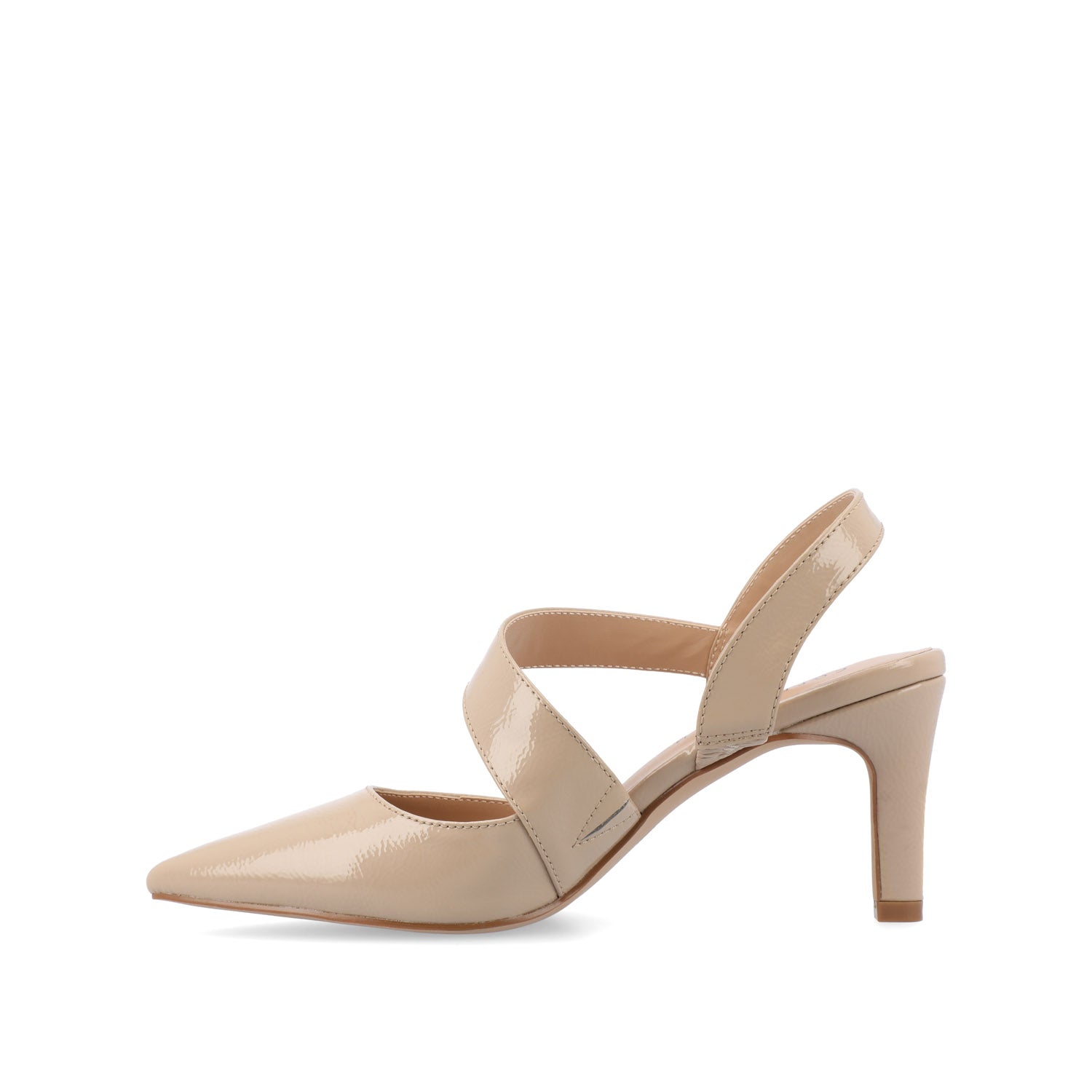 Journee SCARLETT STILETTO HEELS IN PATENT - Taupe