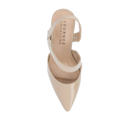 Journee SCARLETT STILETTO HEELS IN PATENT - Taupe