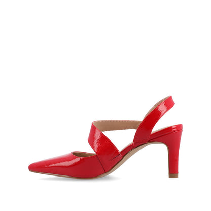 Journee SCARLETT STILETTO HEELS IN PATENT - Red