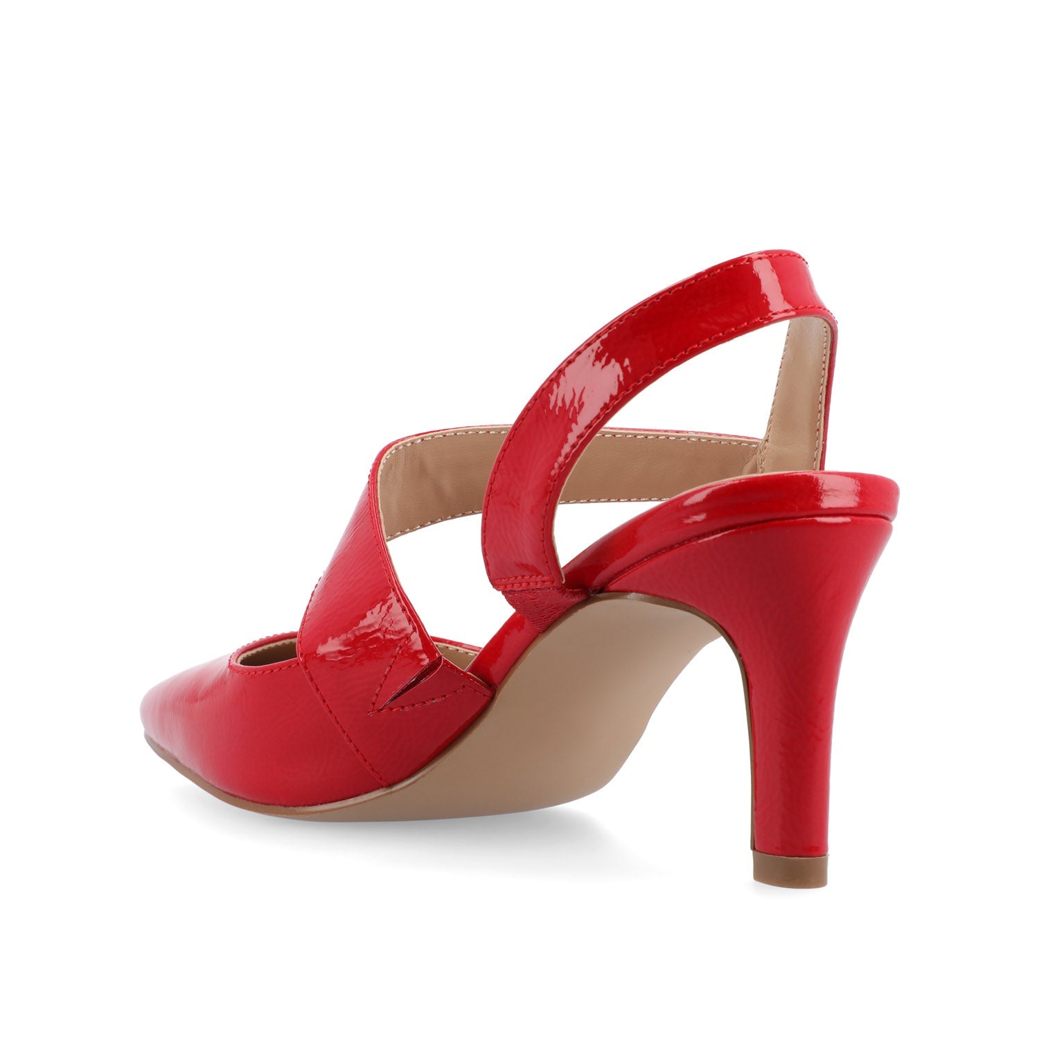 Journee SCARLETT STILETTO HEELS IN PATENT - Red