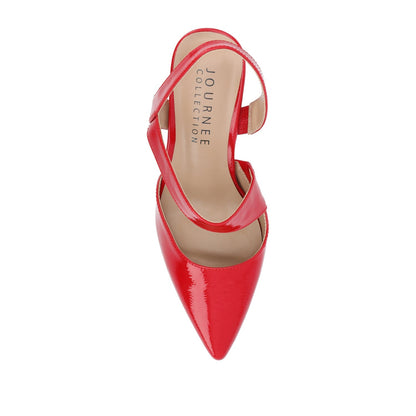 Journee SCARLETT STILETTO HEELS IN PATENT - Red