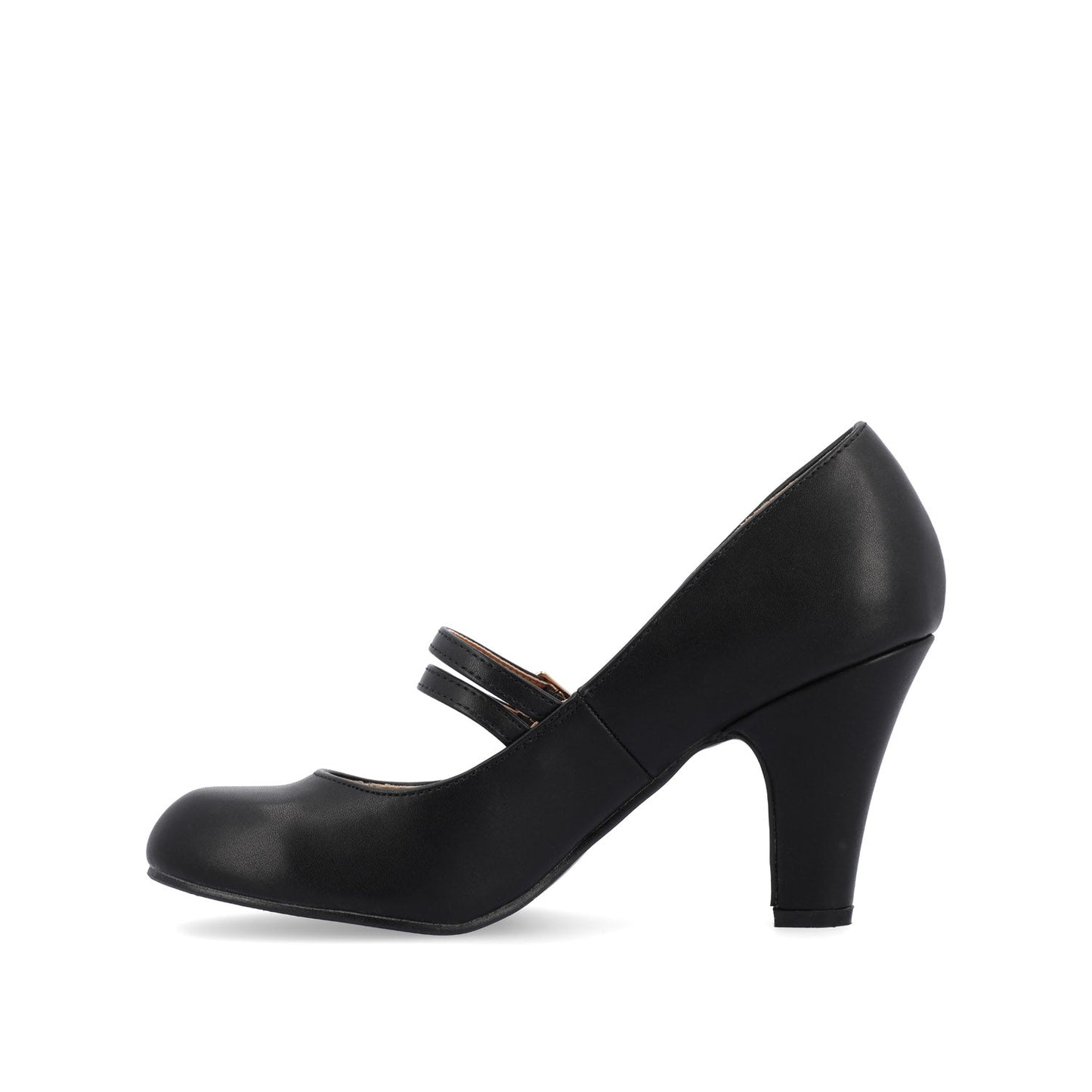 Journee WINDY CROCO MARY JANE PUMP HEELS IN NARROW - Black