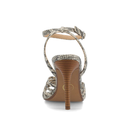 Journee VANITA STILETTO HEELS IN VEGAN LEATHER - Snake