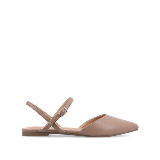 Journee MARTINE SLINGBACK FLATS IN COOL SHADES - Rosewood