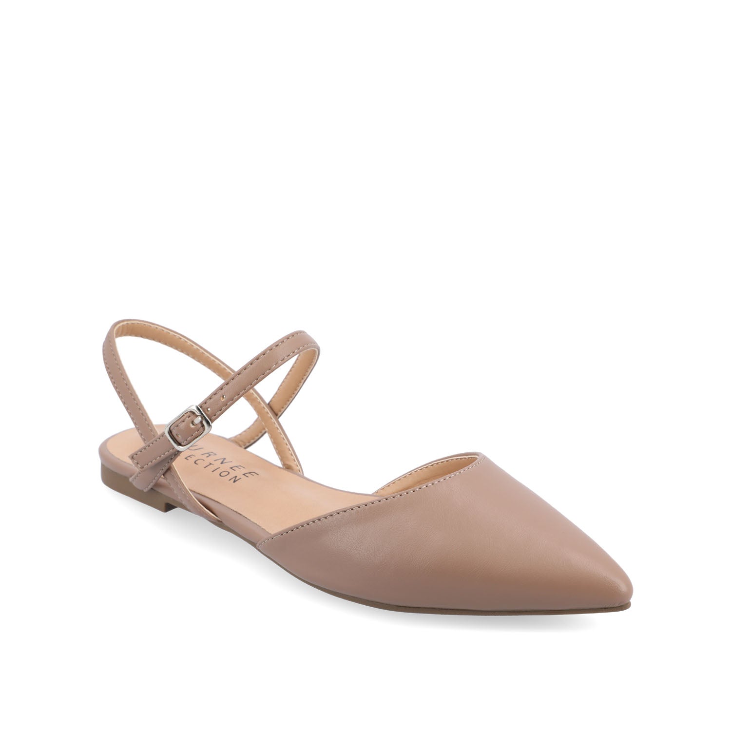 Journee MARTINE SLINGBACK FLATS IN COOL SHADES - Rosewood