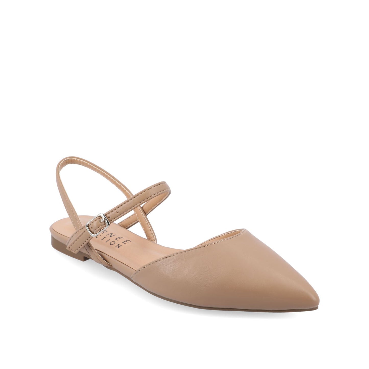 Journee MARTINE SLINGBACK FLATS IN COOL SHADES - Mocha
