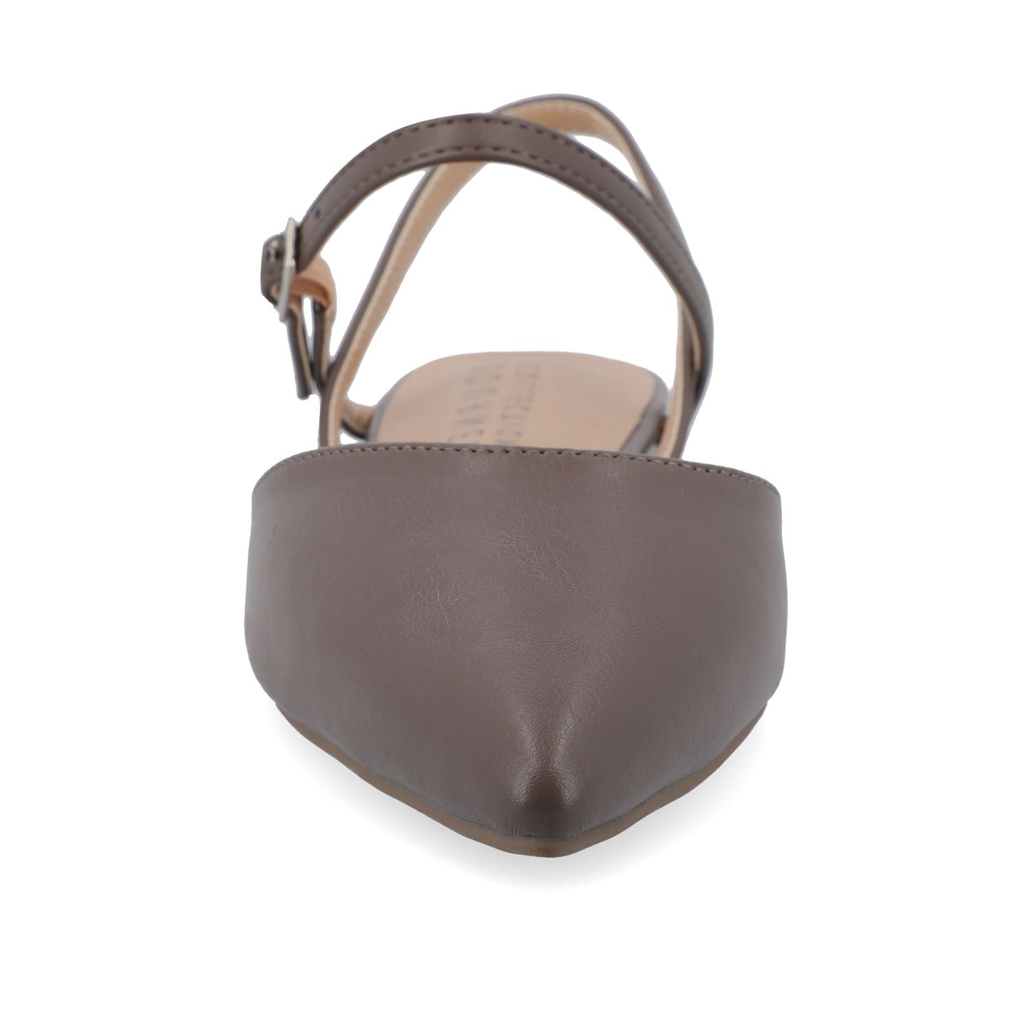Journee MARTINE SLINGBACK FLATS IN WARM SHADES - Truffle