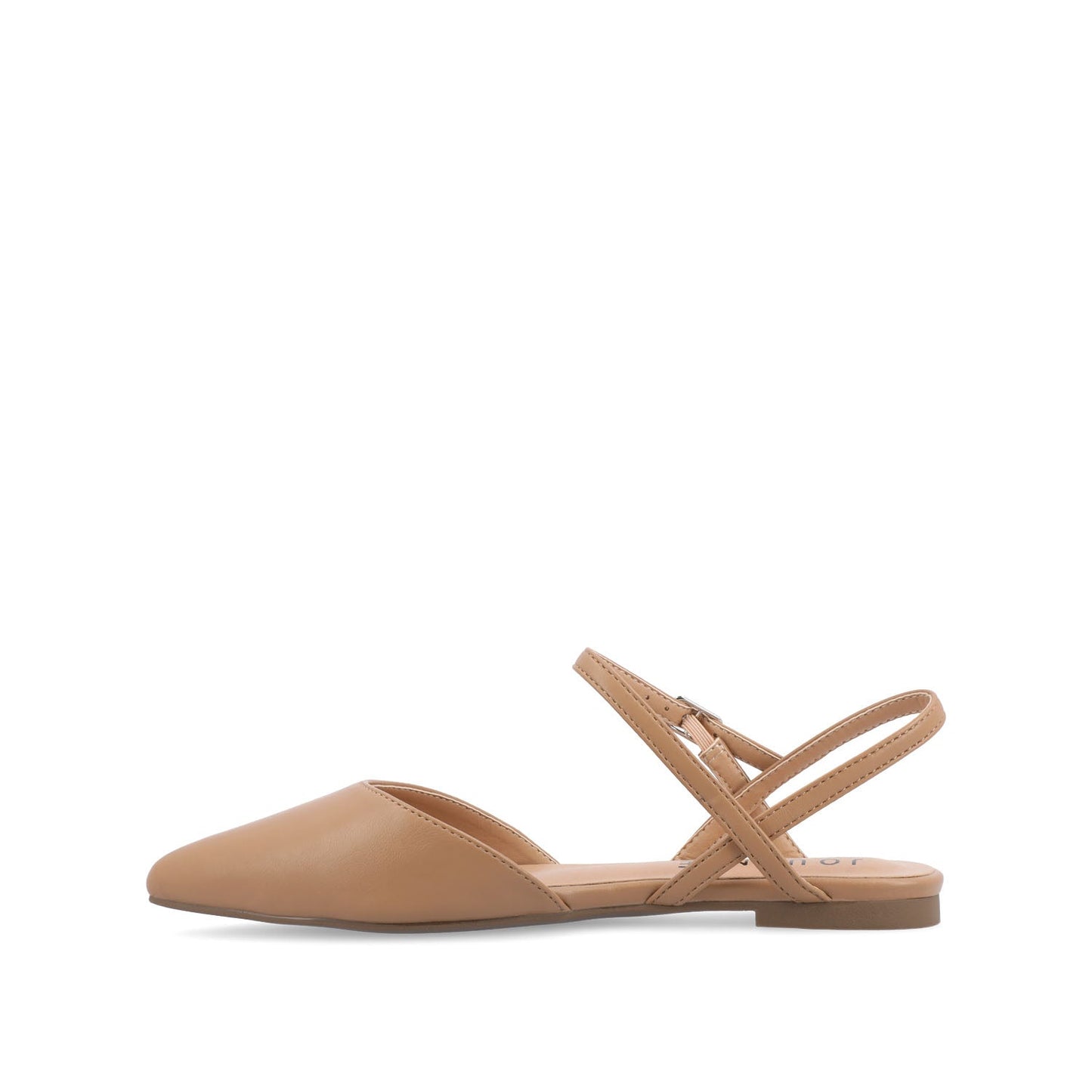Journee MARTINE SLINGBACK FLATS IN WARM SHADES - Caramel