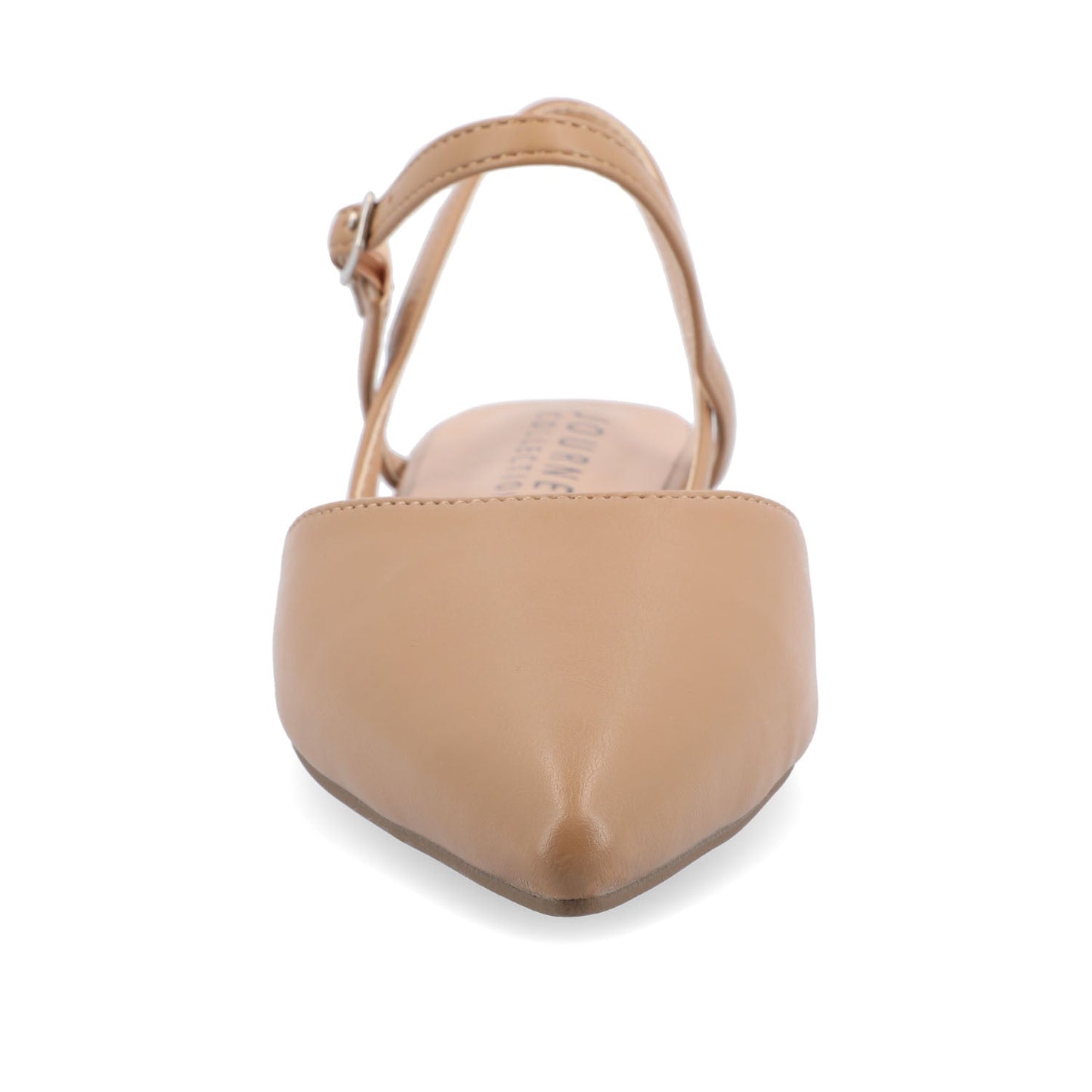 Journee MARTINE SLINGBACK FLATS IN WARM SHADES - Caramel