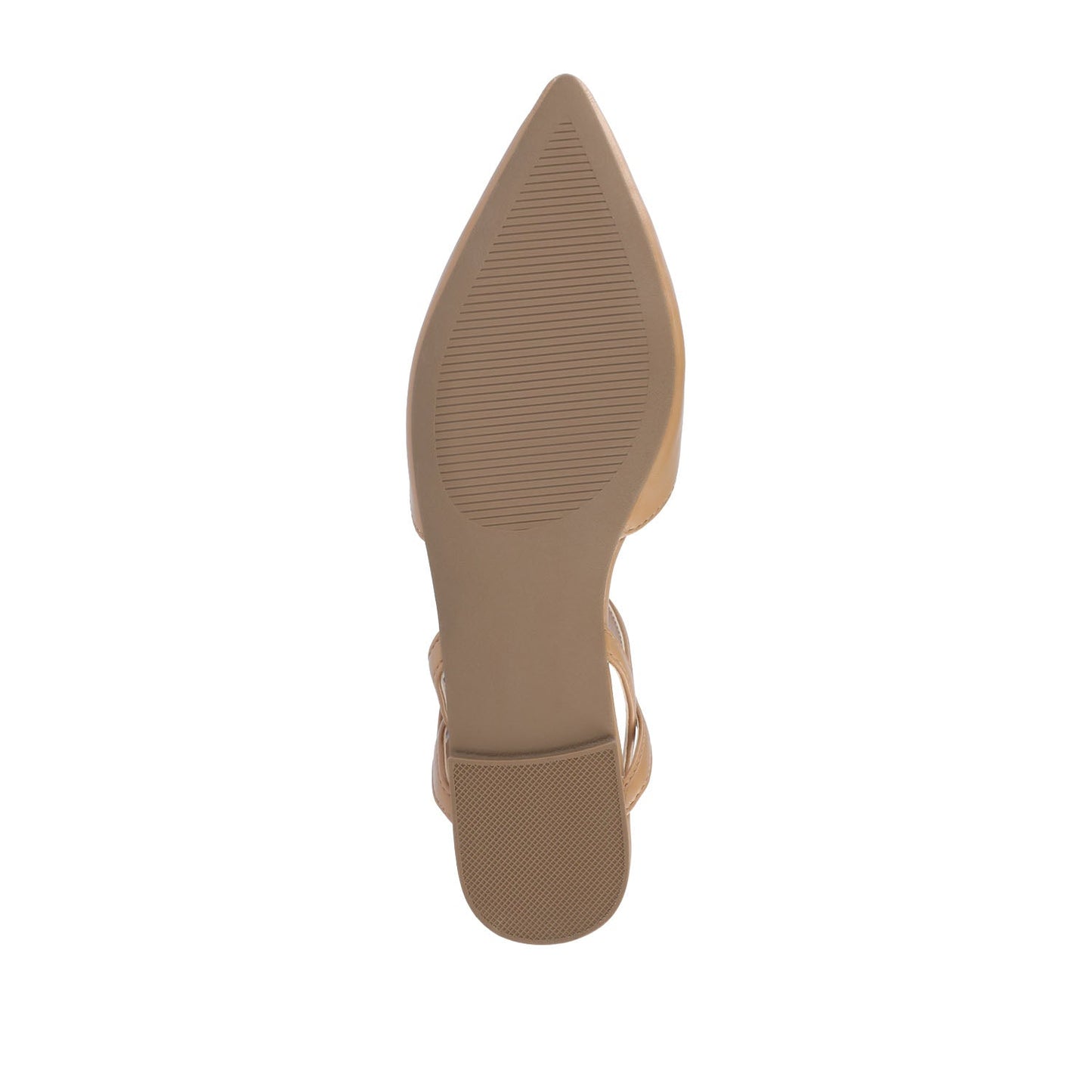 Journee MARTINE SLINGBACK FLATS IN WARM SHADES - Caramel