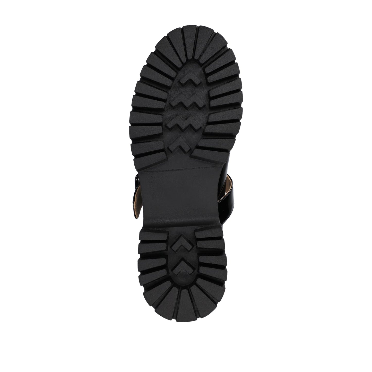 Journee SUVI MARY JANE FLATS IN VEGAN LEATHER - Black Patent
