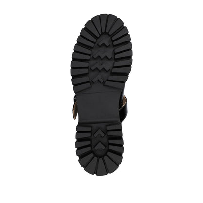 Journee SUVI MARY JANE FLATS IN VEGAN LEATHER - Black Patent