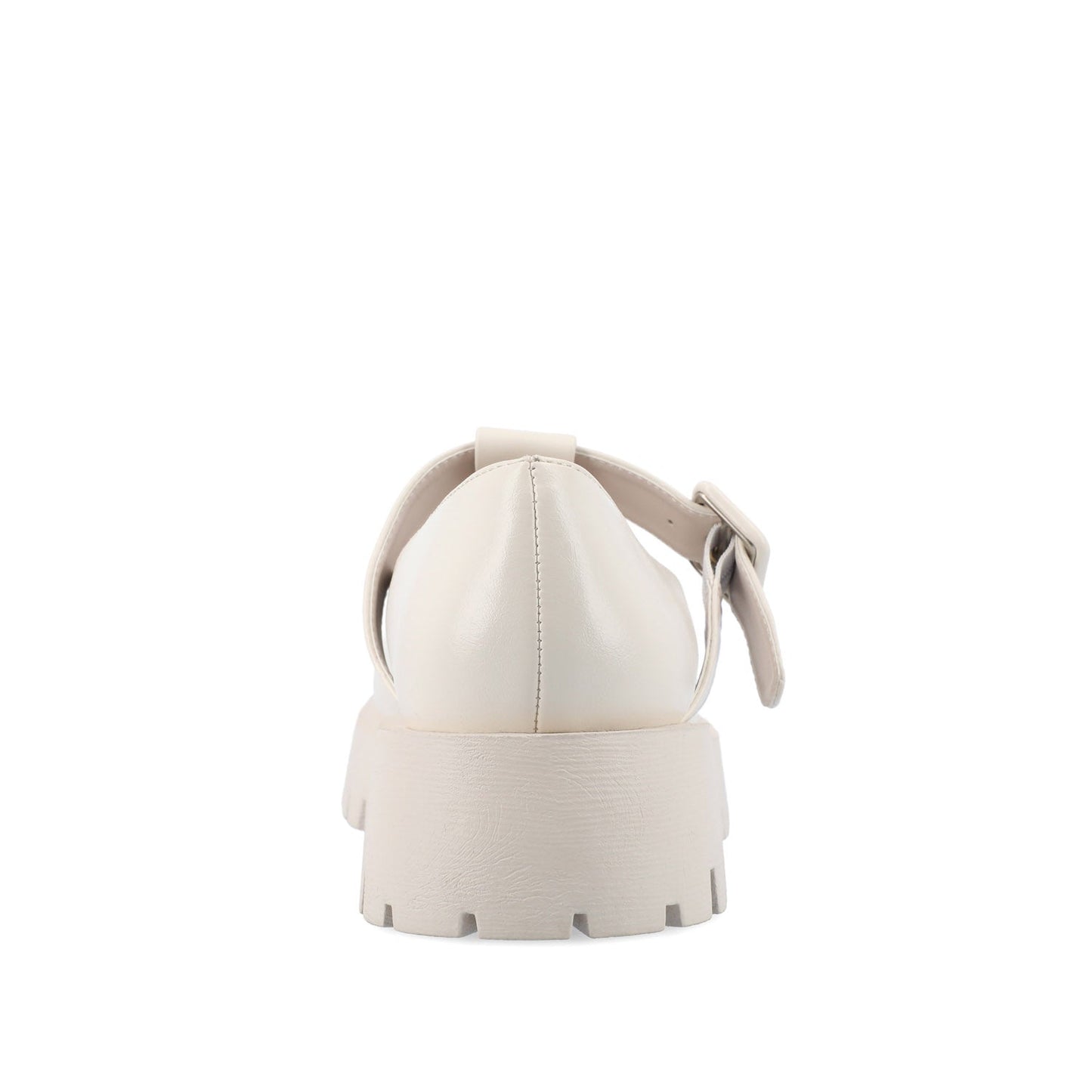 Journee SUVI MARY JANE FLATS IN VEGAN LEATHER - Off White