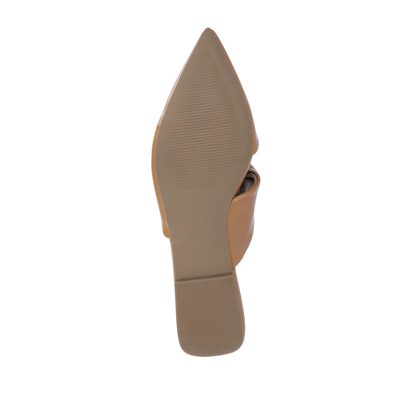 Journee ENNISS MULE FLATS IN VEGAN LEATHER - Brown