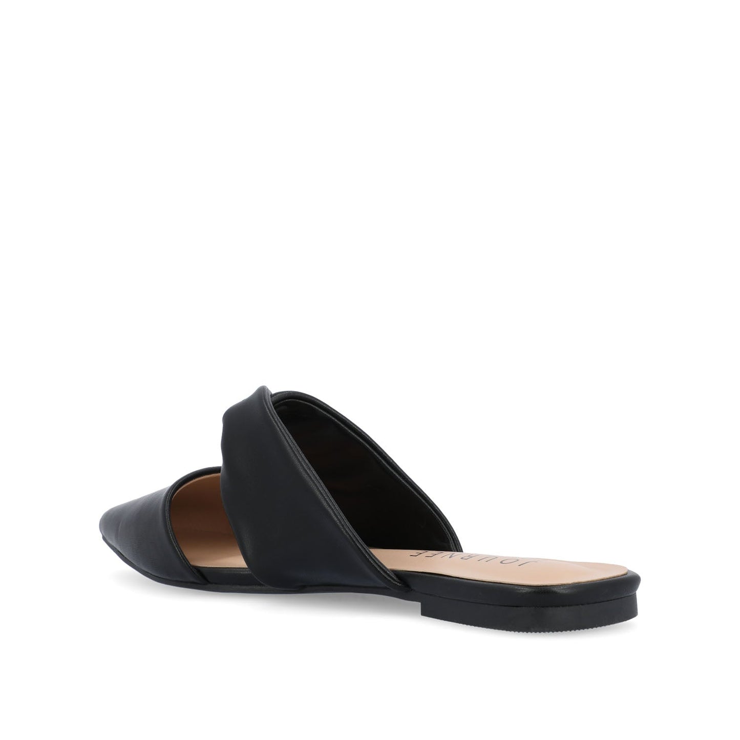Journee ENNISS MULE FLATS IN VEGAN LEATHER - Black