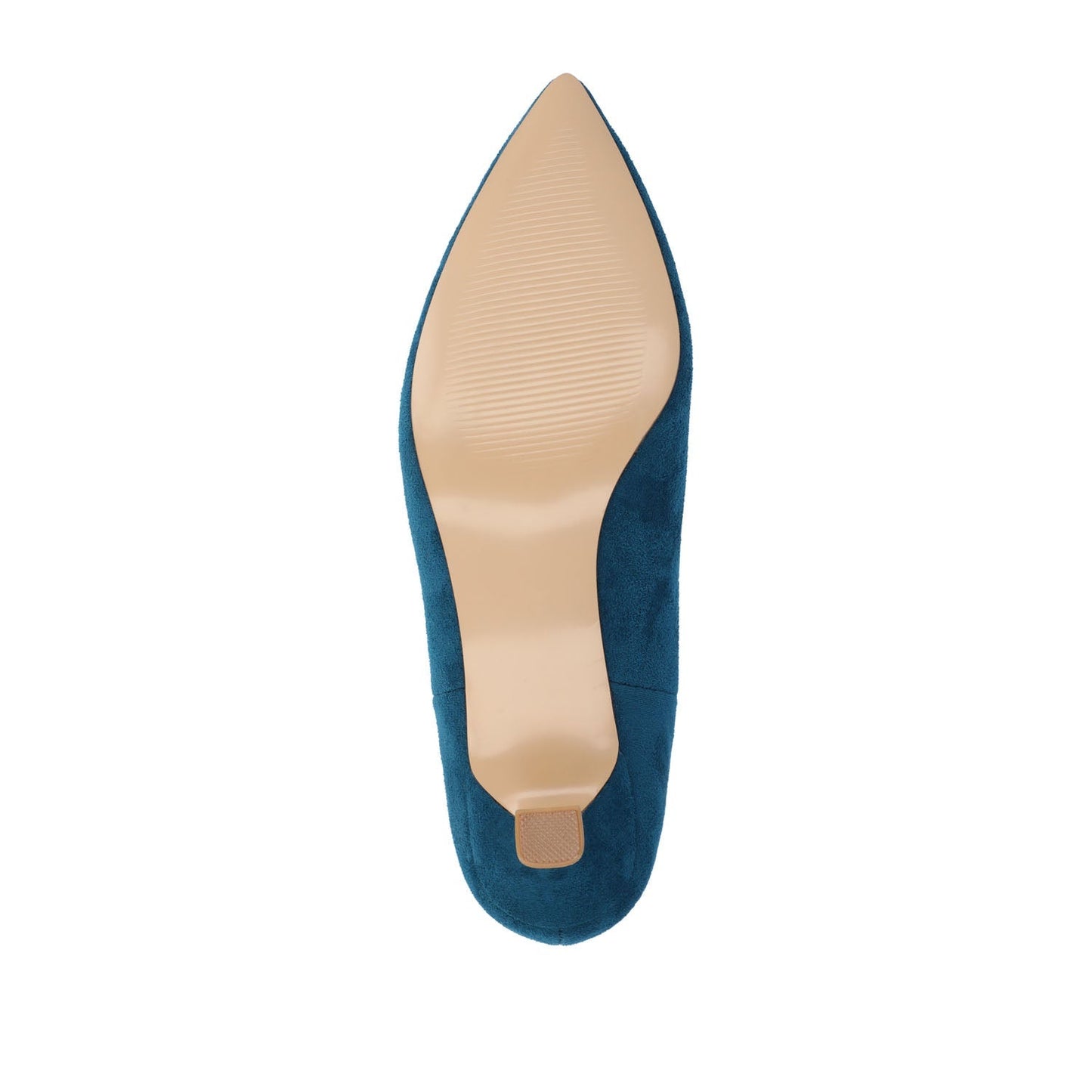 Journee TENLEE CHELSEA BOOTIES IN WIDE - Blue Faux Suede