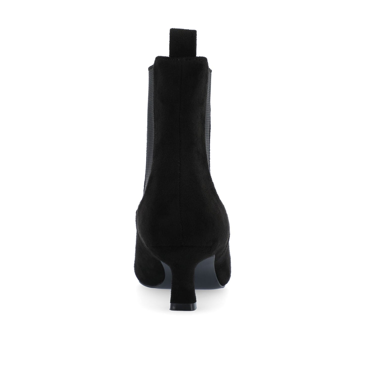 Journee TENLEE CHELSEA BOOTIES IN WIDE - Black Faux Suede