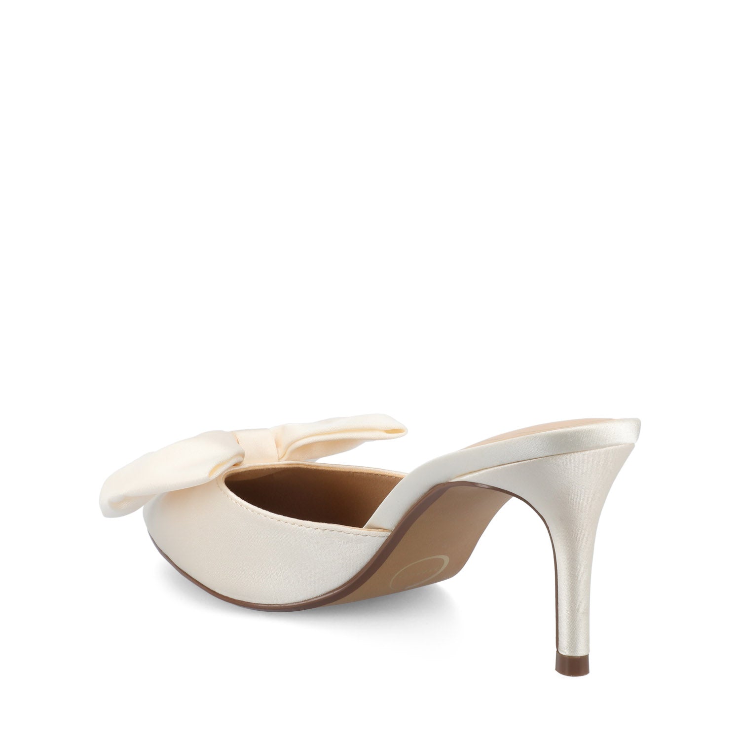 Journee TIARRA STILETTO PUMP HEELS IN WIDE - Ivory