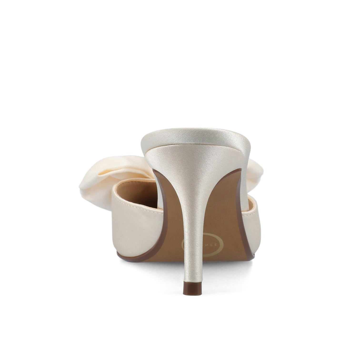 Journee TIARRA STILETTO PUMP HEELS IN WIDE - Ivory