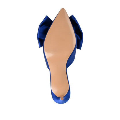 Journee TIARRA STILETTO PUMP HEELS IN WIDE - Blue