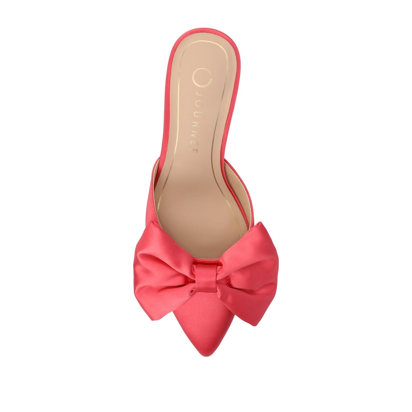 Journee TIARRA STILETTO PUMP HEELS IN WIDE - Coral