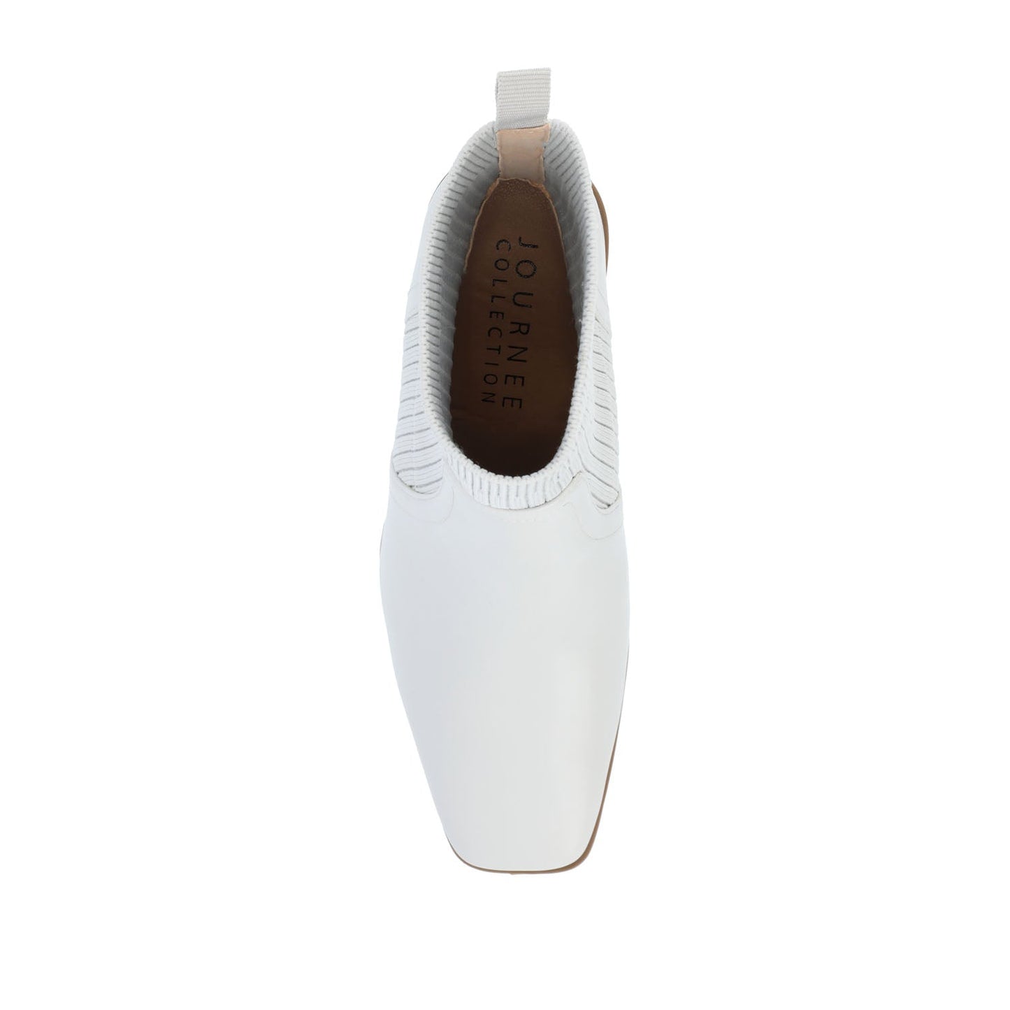 Journee HARLOWE CHELSEA BOOTIES IN WIDE - Off White