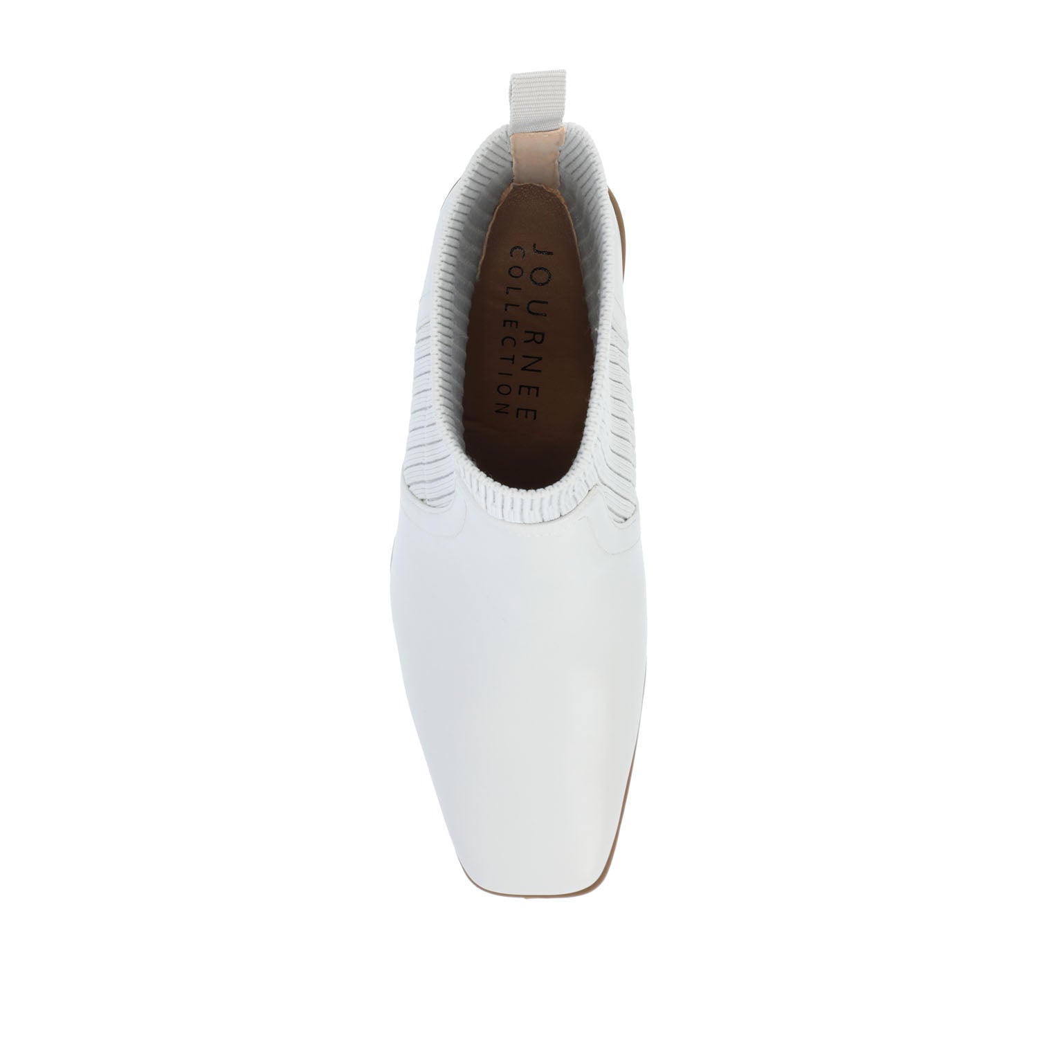 Journee HARLOWE CHELSEA BOOTIES IN WIDE - Off White