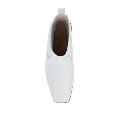 Journee HARLOWE CHELSEA BOOTIES IN WIDE - Off White