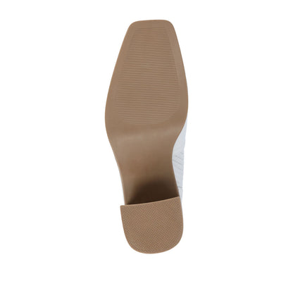 Journee HARLOWE CHELSEA BOOTIES IN WIDE - Off White