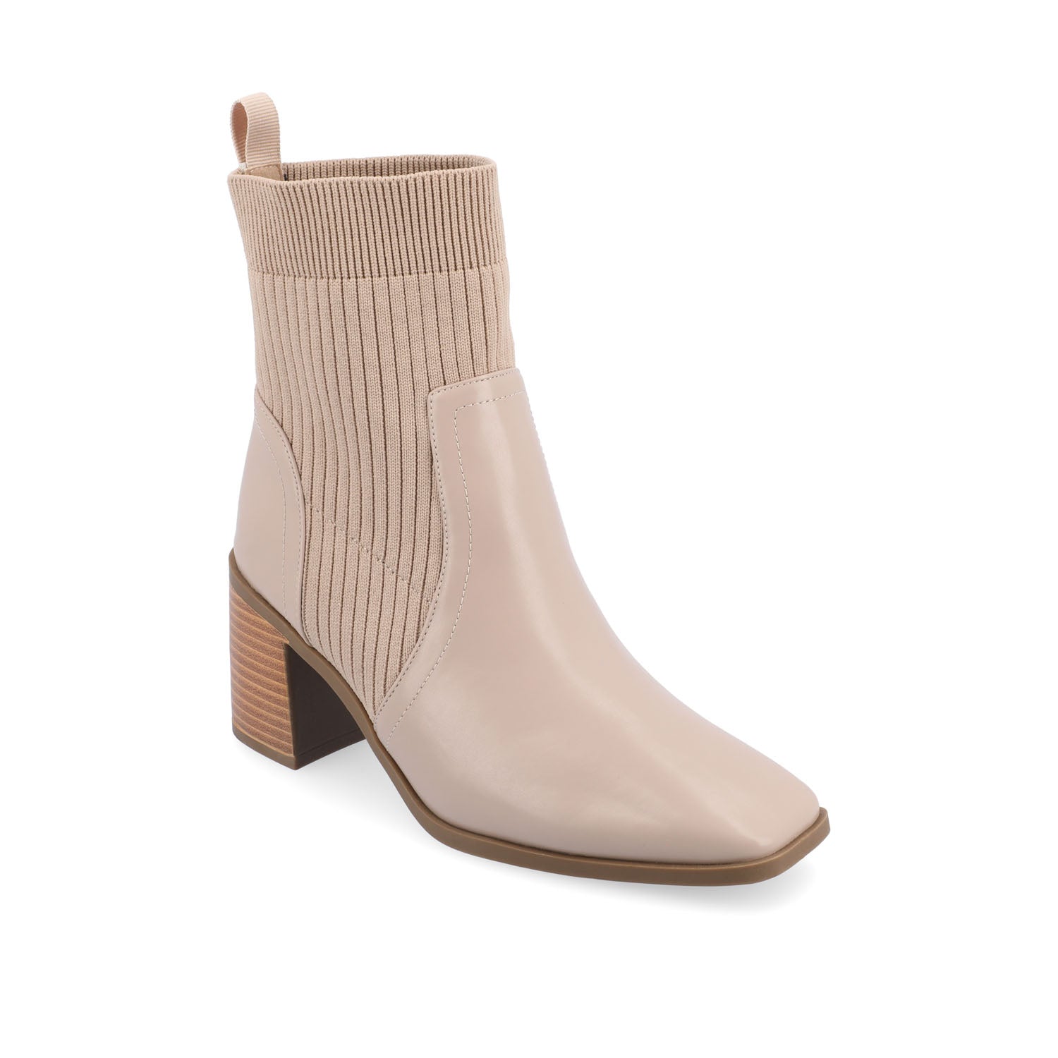 Journee HARLOWE CHELSEA BOOTIES IN WIDE - Taupe