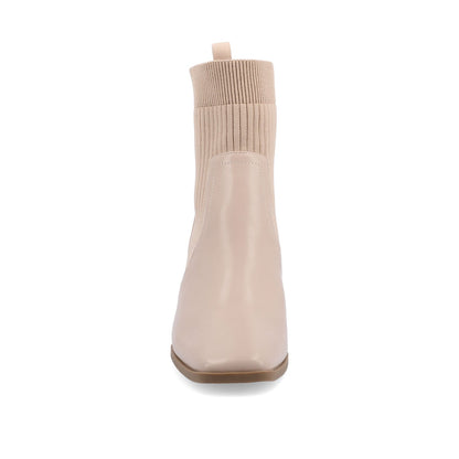 Journee HARLOWE CHELSEA BOOTIES IN WIDE - Taupe