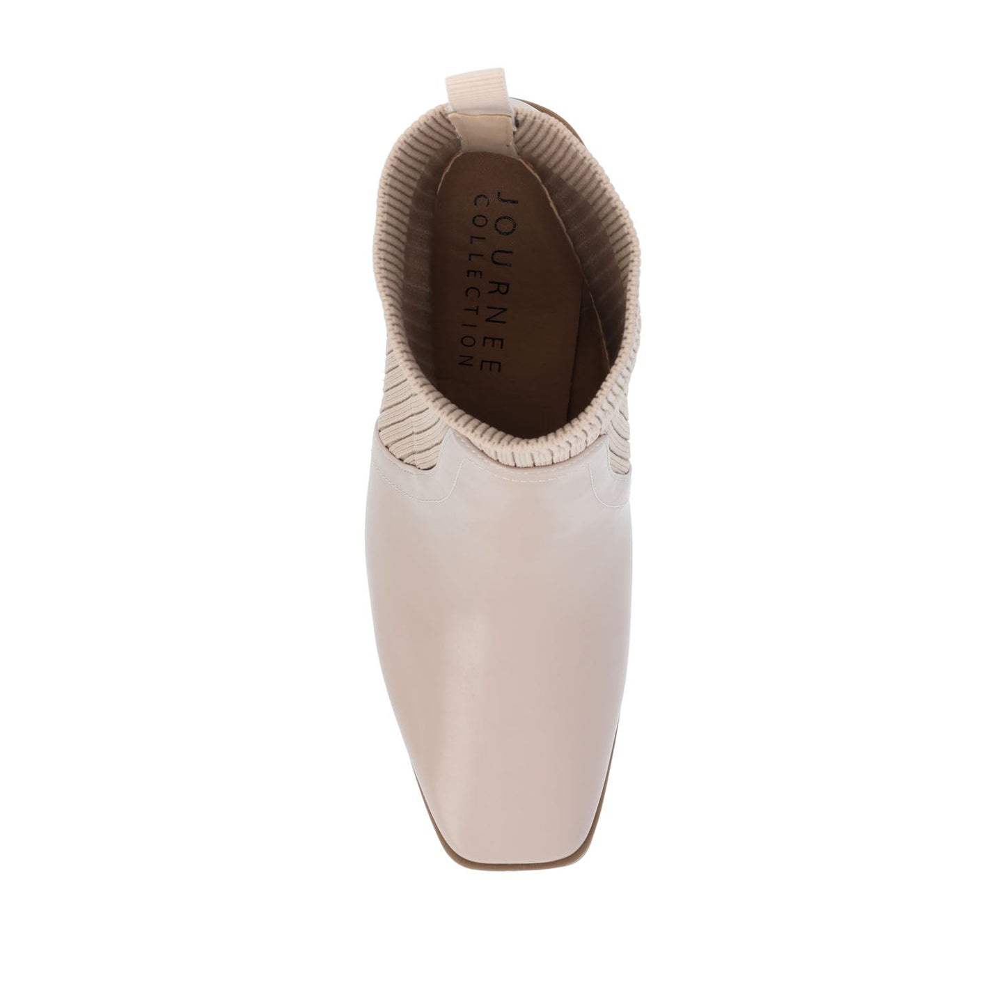 Journee HARLOWE CHELSEA BOOTIES IN WIDE - Taupe