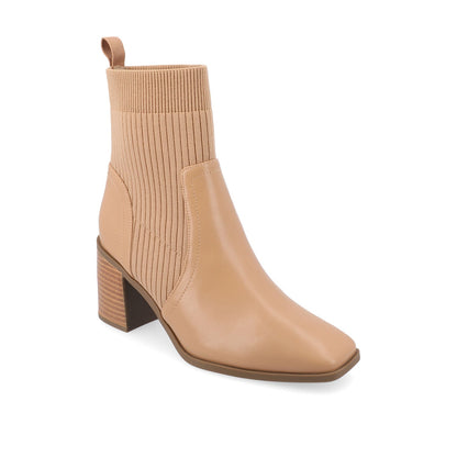 Journee HARLOWE CHELSEA BOOTIES IN WIDE - Tan