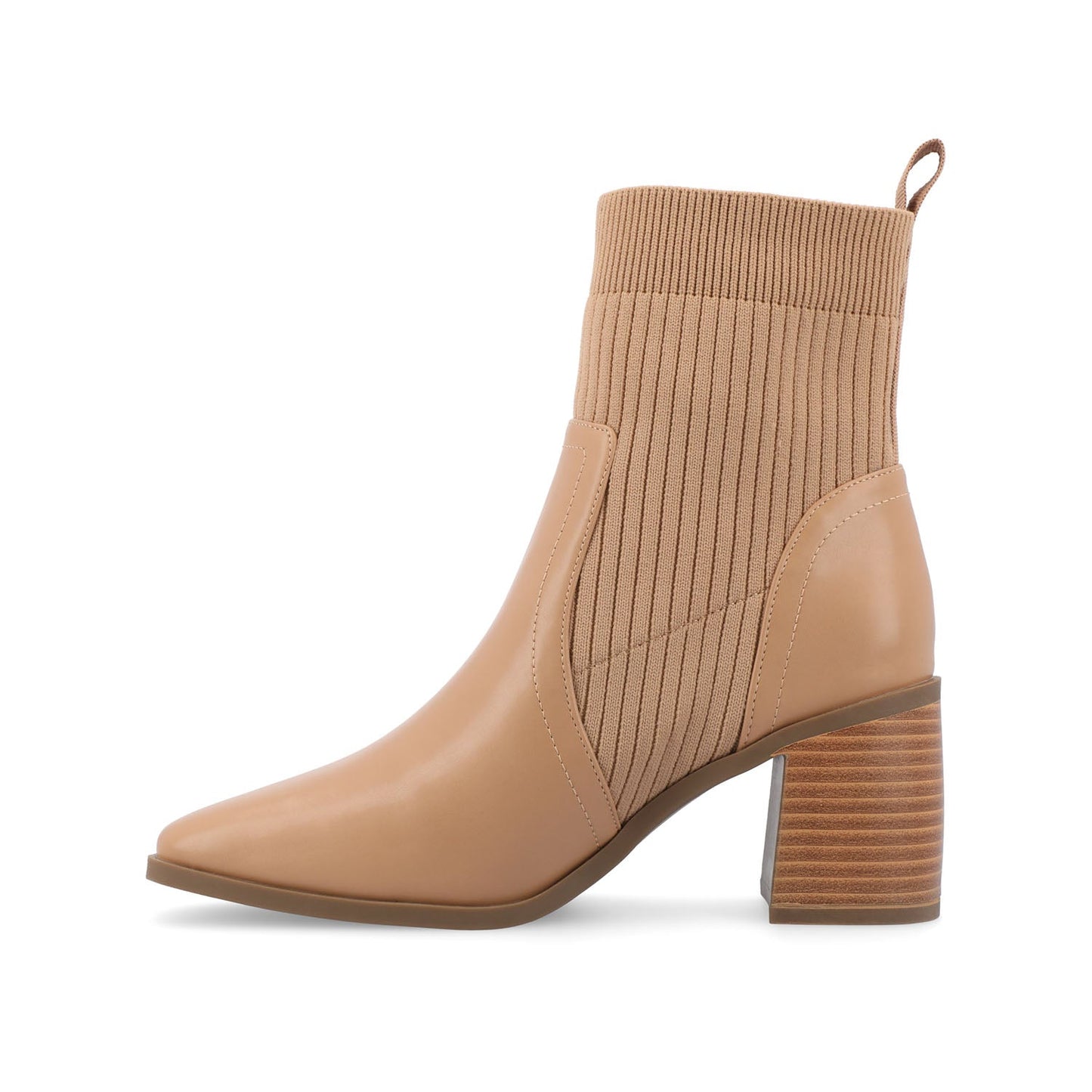 Journee HARLOWE CHELSEA BOOTIES IN WIDE - Tan