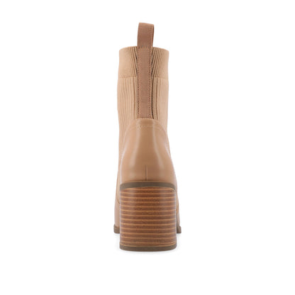 Journee HARLOWE CHELSEA BOOTIES IN WIDE - Tan