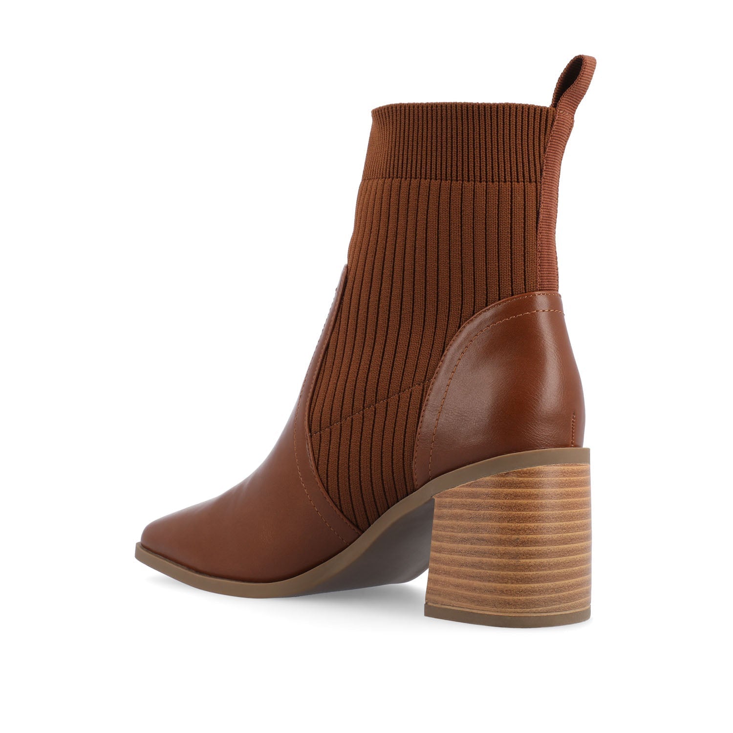 Journee HARLOWE CHELSEA BOOTIES IN WIDE - Brown