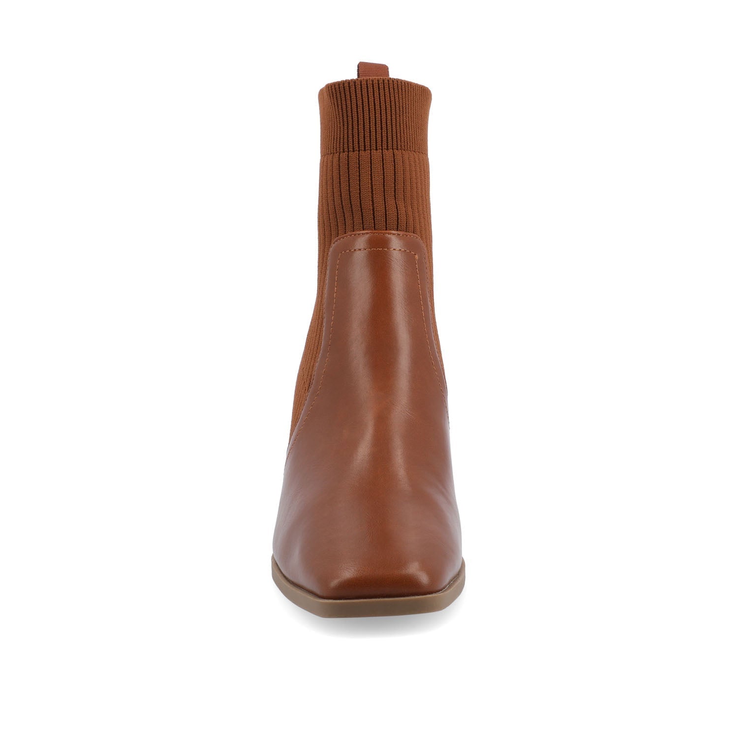 Journee HARLOWE CHELSEA BOOTIES IN WIDE - Brown