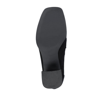 Journee MALLEAH BLOCK HEEL LOAFERS IN WIDE - Black