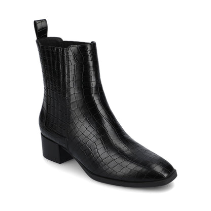 Journee WRENLEY CHELSEA BOOTIES - Croco Black