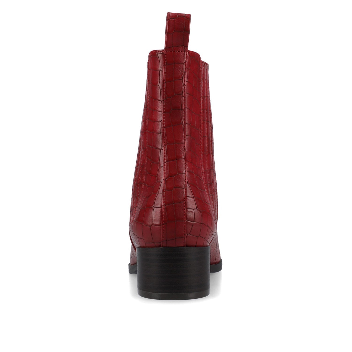 Journee WRENLEY CHELSEA BOOTIES - Croco Red