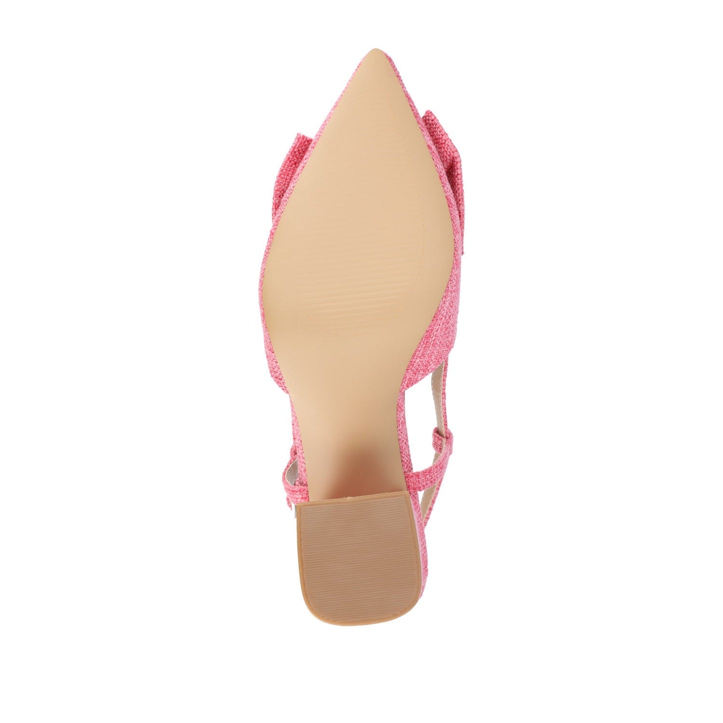 Journee TAILYNN BLOCK PUMP HEELS IN WIDE - Pink