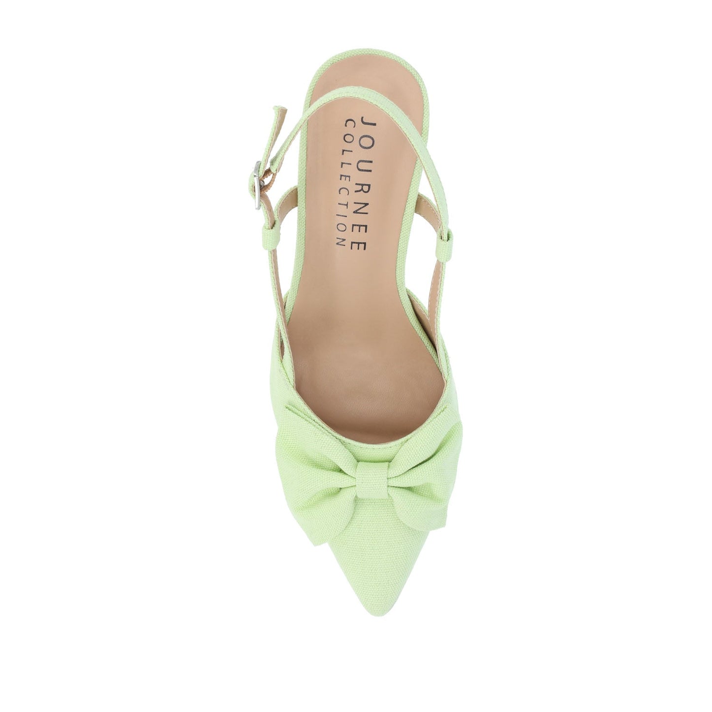 Journee TAILYNN BLOCK PUMP HEELS IN WIDE - Green